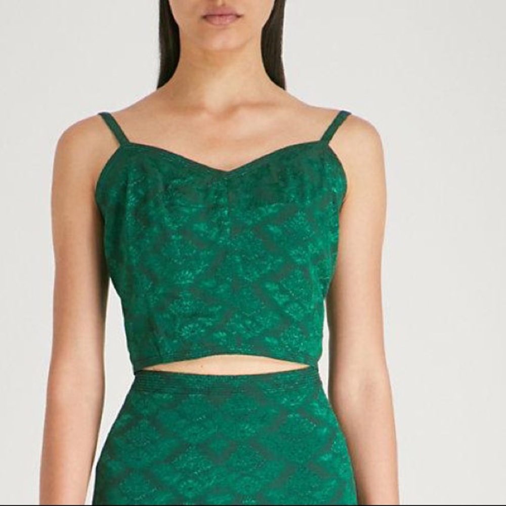 Sandro green top Sz 1